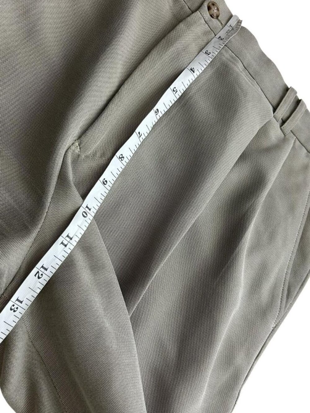 Greg Norman Men’s Golf Preppy Casual Lightweight Pleated Trousers Size 36x30 - Picture 6 of 7
